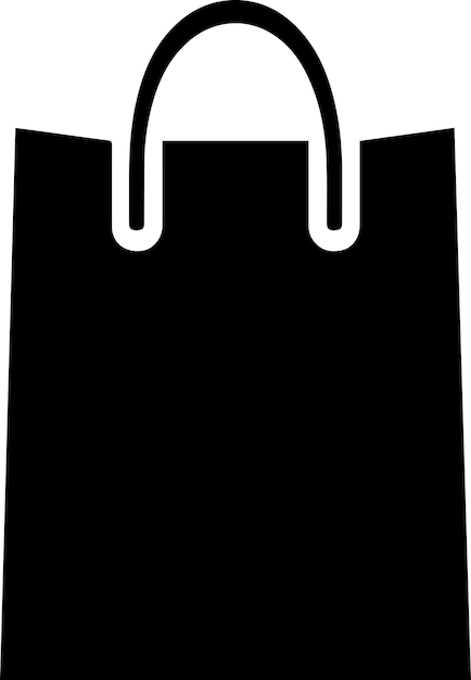 Shopping Bag vector silhouette illustration 14