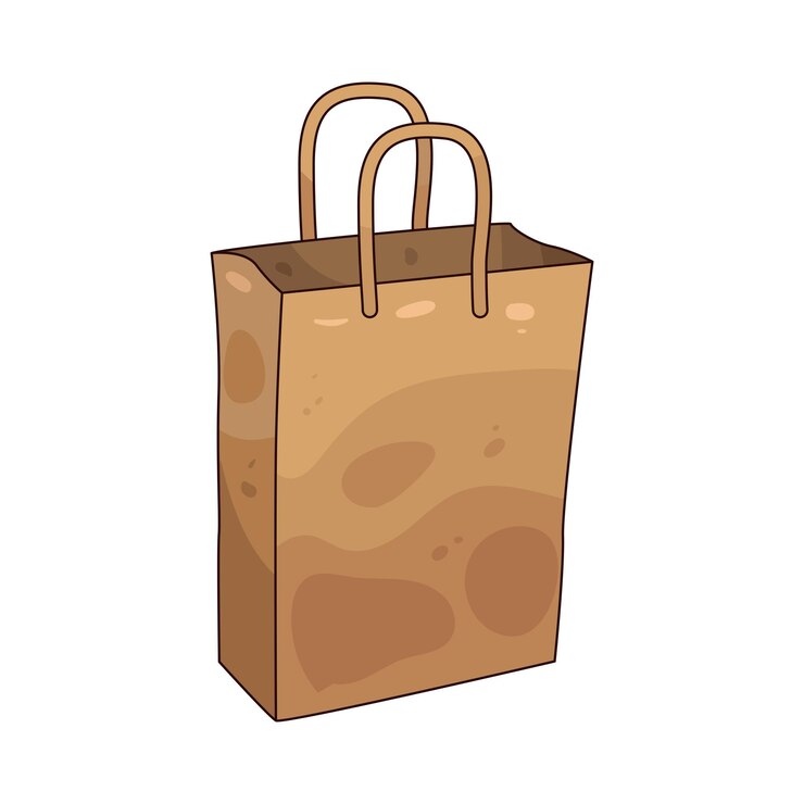 Vector shopping bag