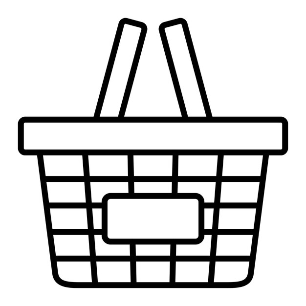 ショッピングバスケットのアイコン