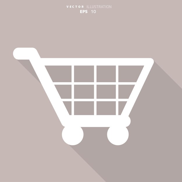 Vector shopping basket icon