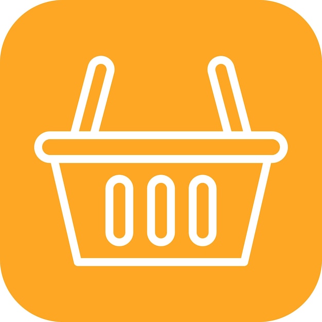 Shopping Bucket icon vector image Can be used for Supermarket