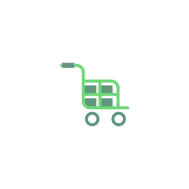 Shopping cart icon design template