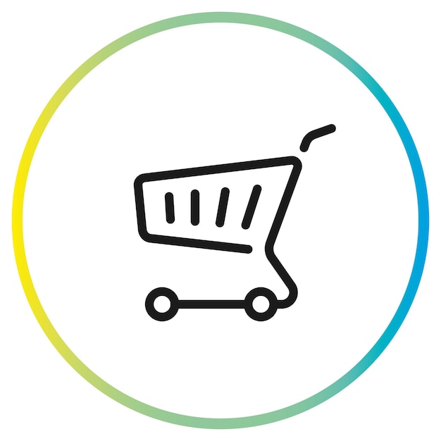 shopping cart icon trolley