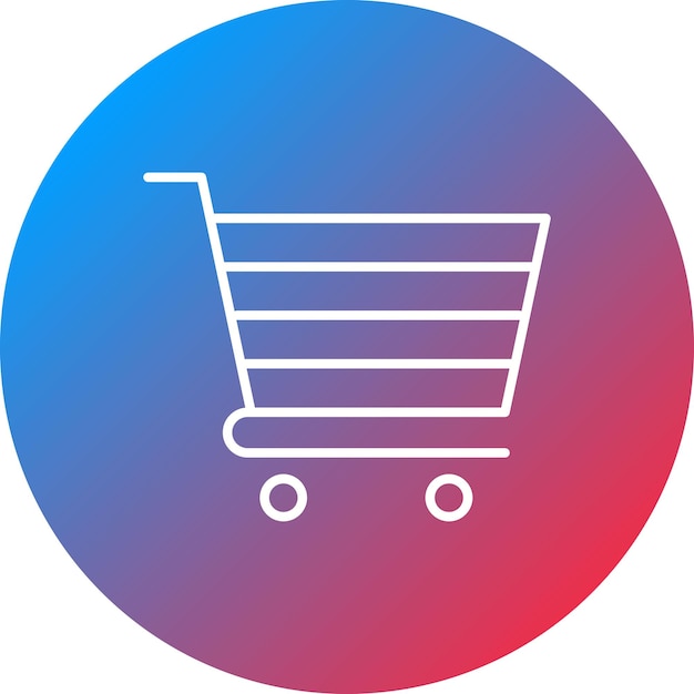 Vector shopping cart icon vector image can be used for mall