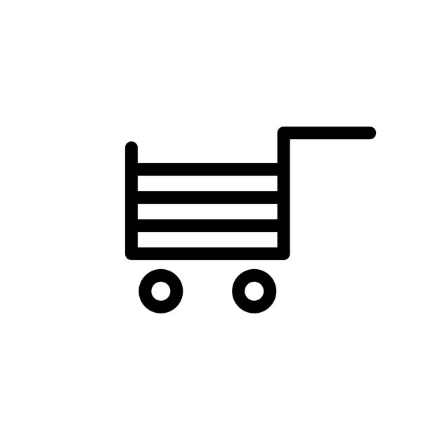 Shopping cart vector icon icon cart shopping cart icon