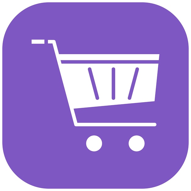 Shopping Cart Vector Illustration Style