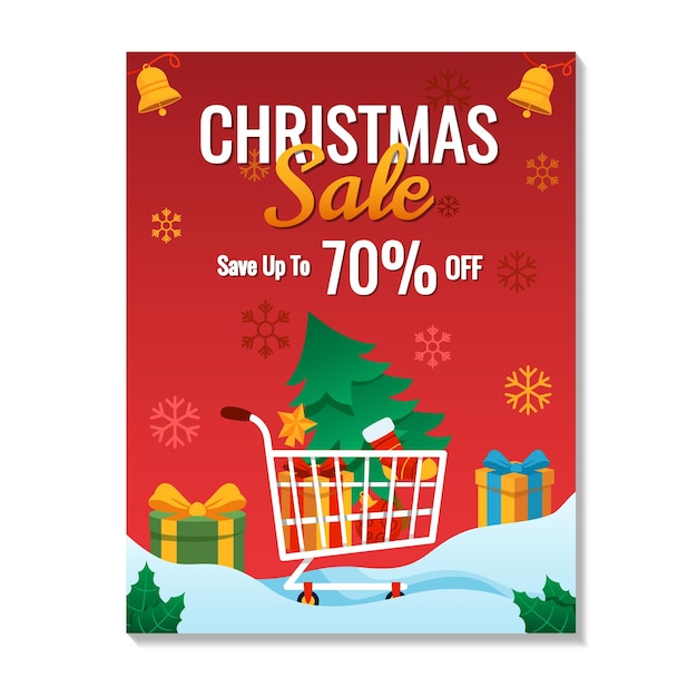 Shopping On Christmas Sale Event