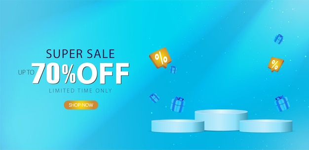 Vector shopping day flash sale design