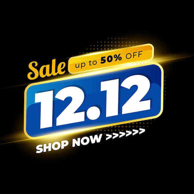 Shopping day sale poster background