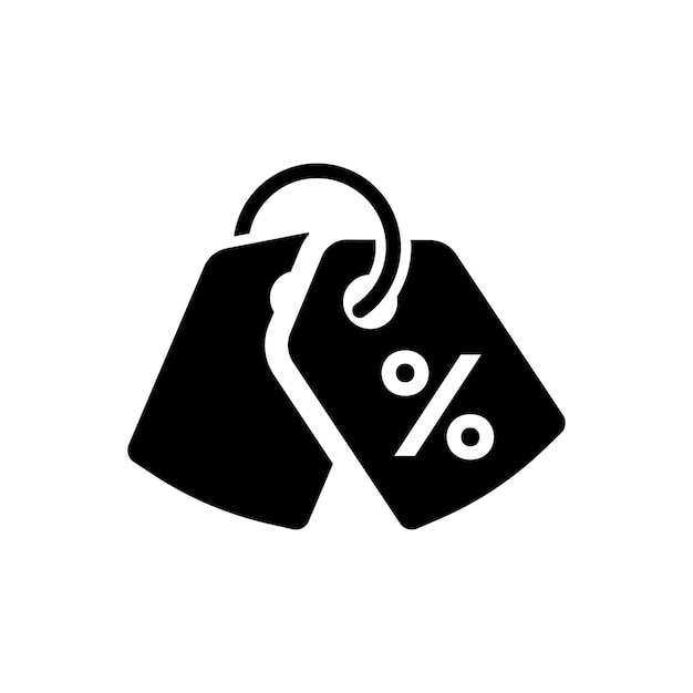 Vector shopping discount icon