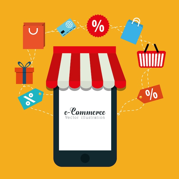 Shopping e grafica e-commerce