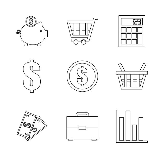 shopping icon design