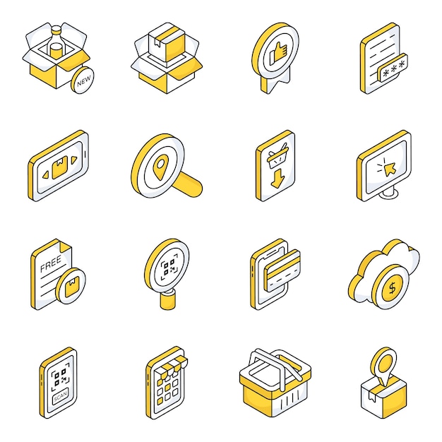 Vector shopping icon pack is here it is an excellent pack to grab for shopping banners websites