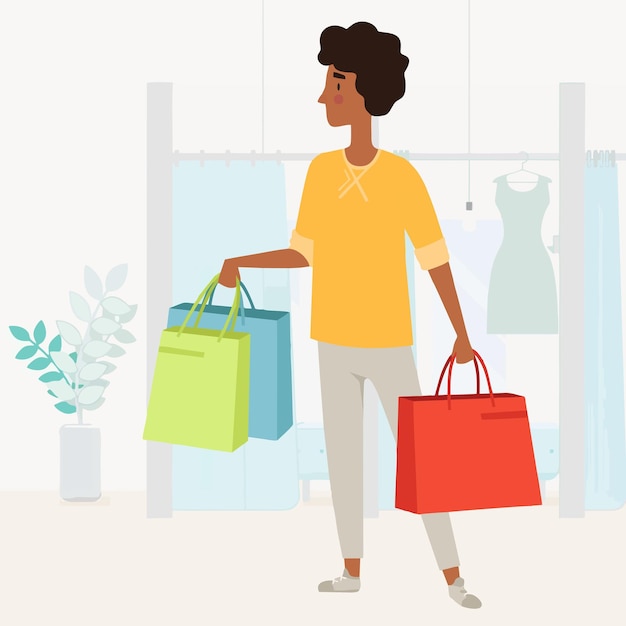 shopping illustration