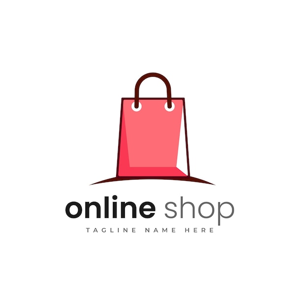 Premium Vector | Shopping logo design