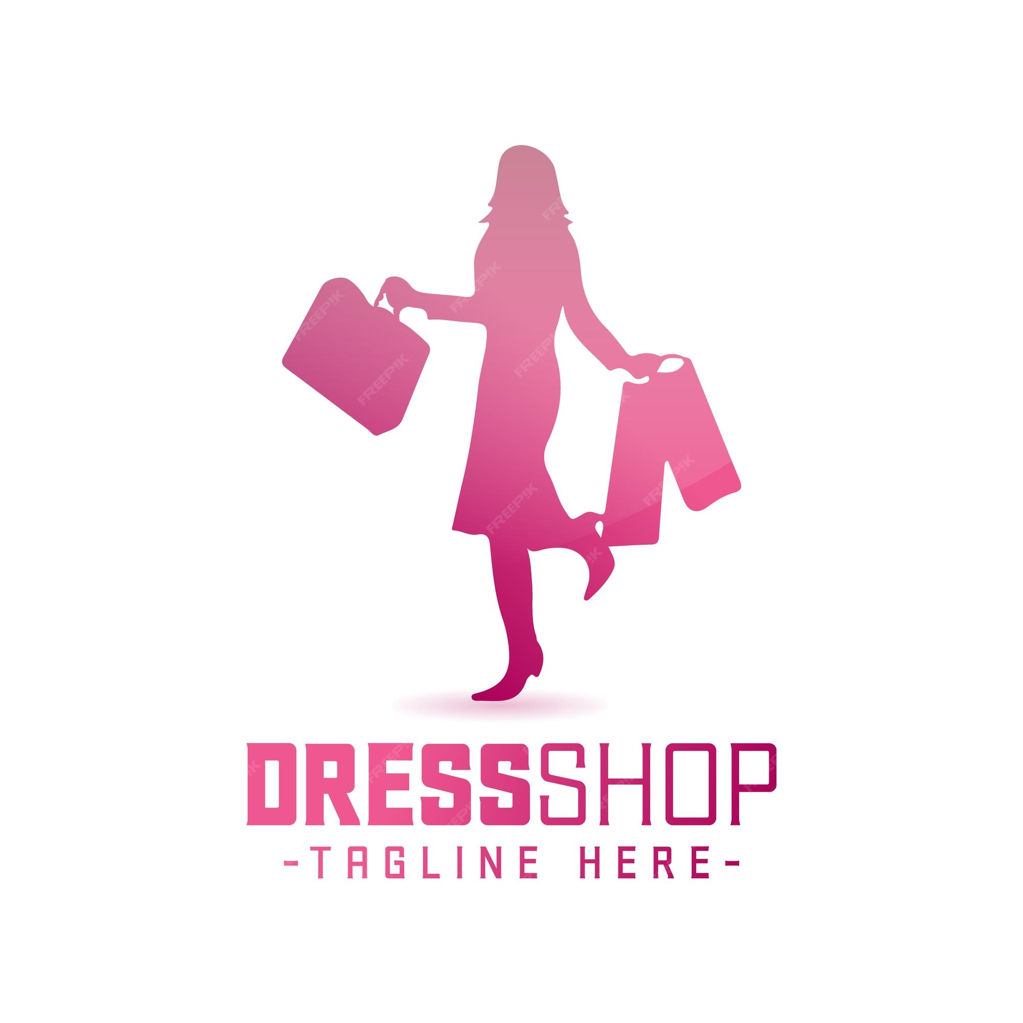 Premium Vector | Shopping logo fashion logo beauty logo boutique logo