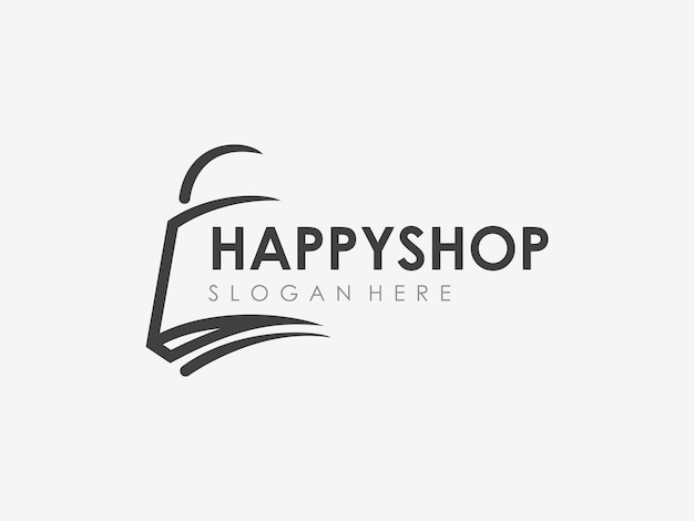 Shopping logo template design