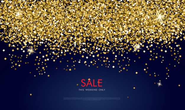 Shopping mall sale advertising banner 