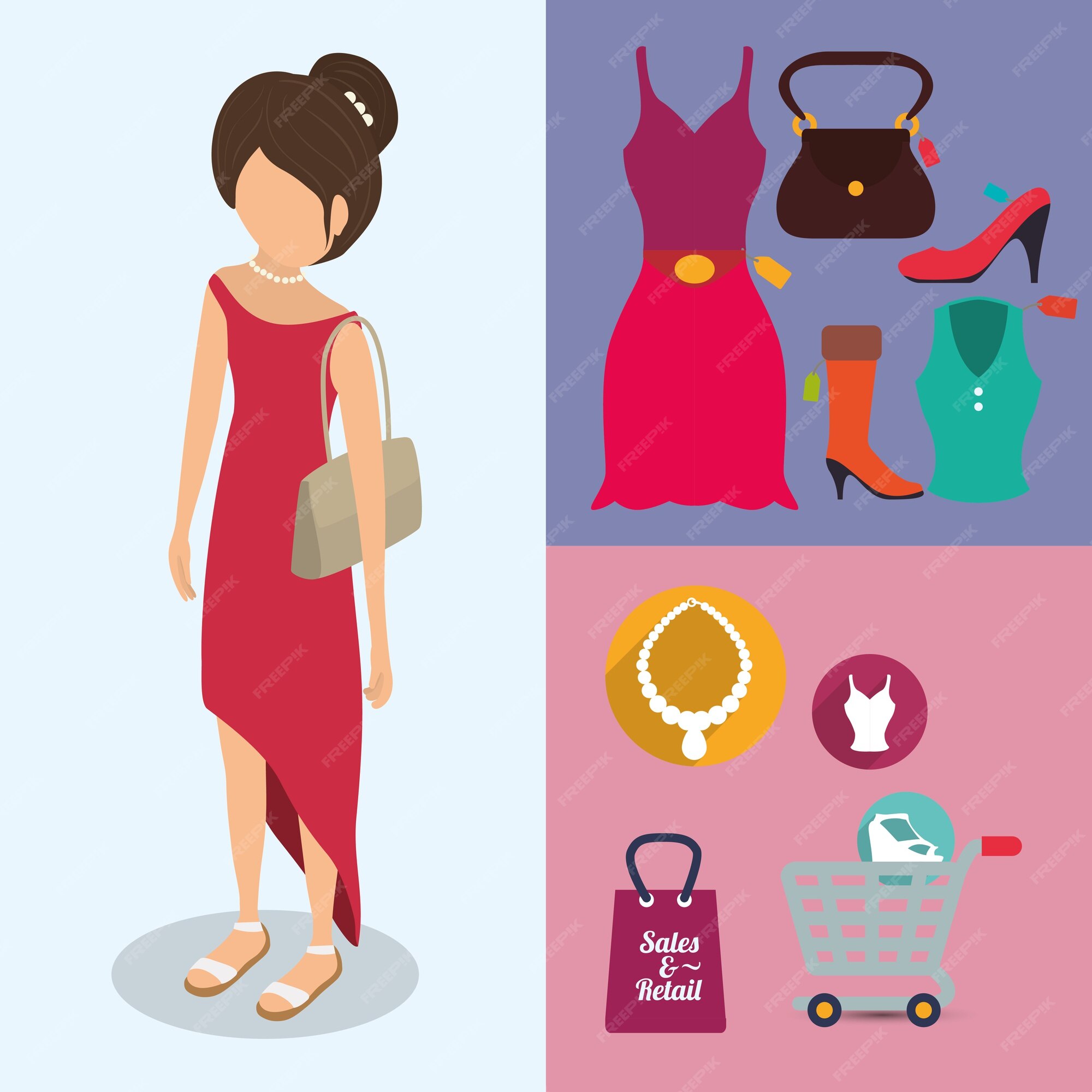 Online Shopping Product Categories Vector Icons Set, Modern Solid Stock  Illustration - Illustration of cloth, market: 95357320