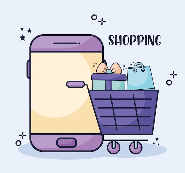 Shopping online banner