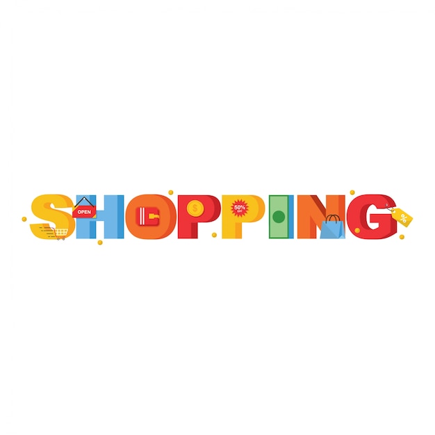 Shopping Typography