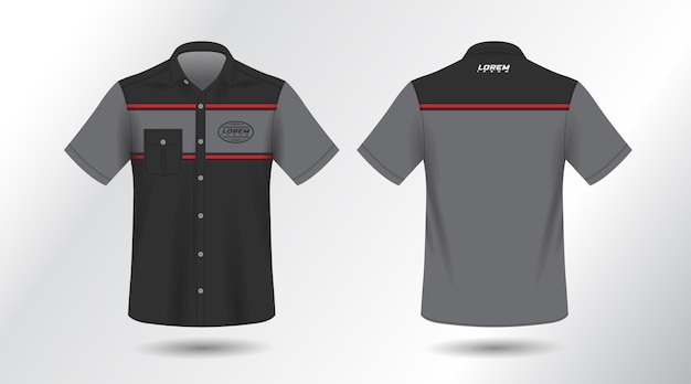 Vector short sleeve work shirt