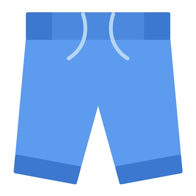 Shorts Flat Illustration