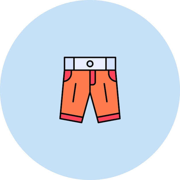 Shorts icon vector image Can be used for Fashion