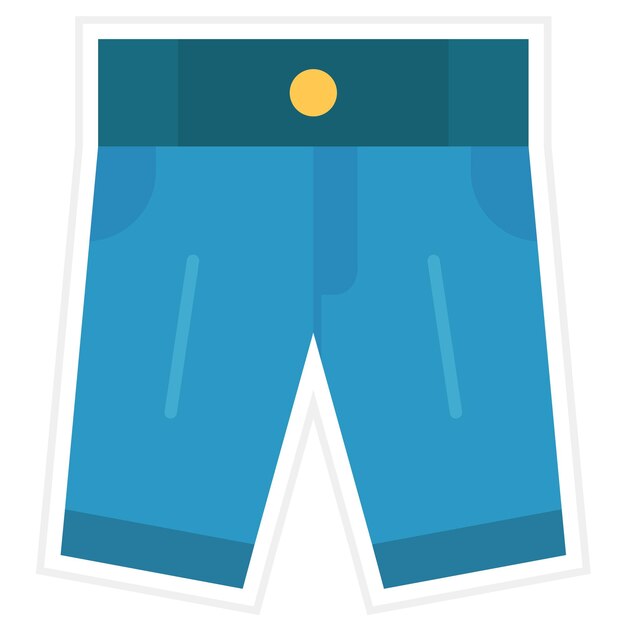 Vector shorts icon vector image can be used for fashion