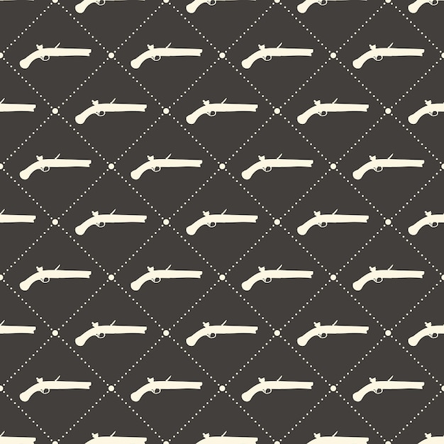 Vector shotgun pattern pattern on white background. creative and military style illustration
