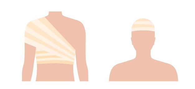 Shoulder and head bandage