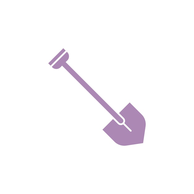 Shovel icon vector design templates simple design and modern