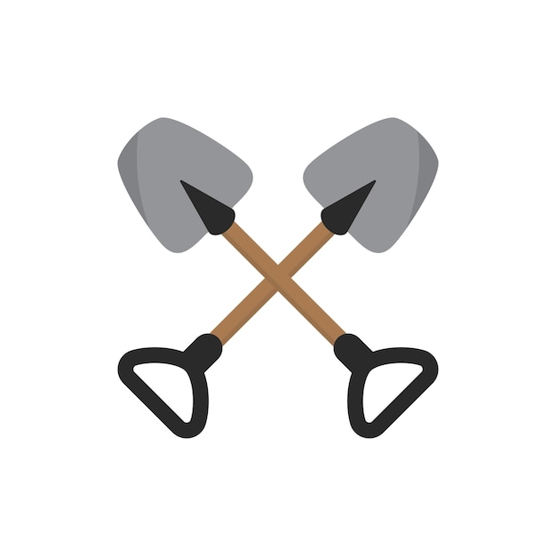 Shovel icon vector