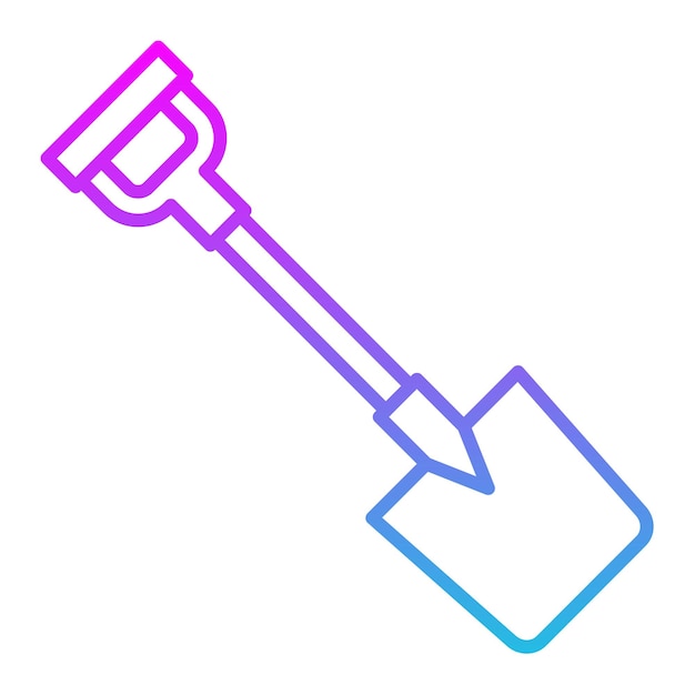 Vector shovel icon