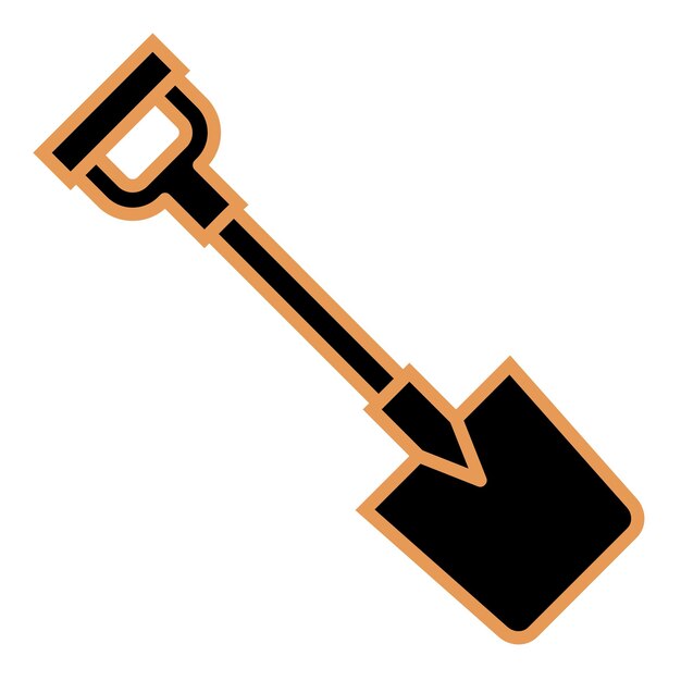 Vector shovel icon