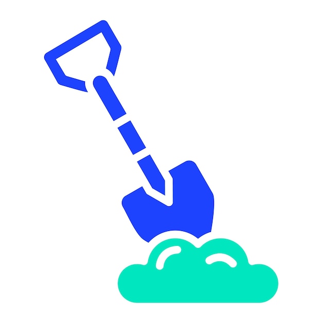 shovel vector icon design illustration