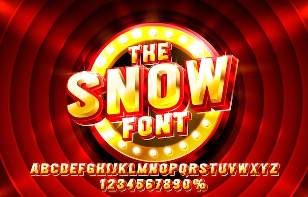 Show font set typography