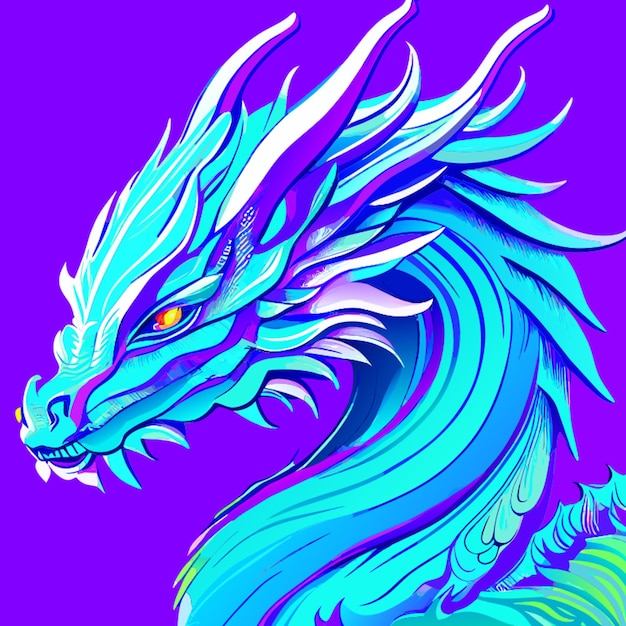 Покажите полное тело китайского дракона спереди гипер-реалистично резкое и идеальное лицо точное тело
