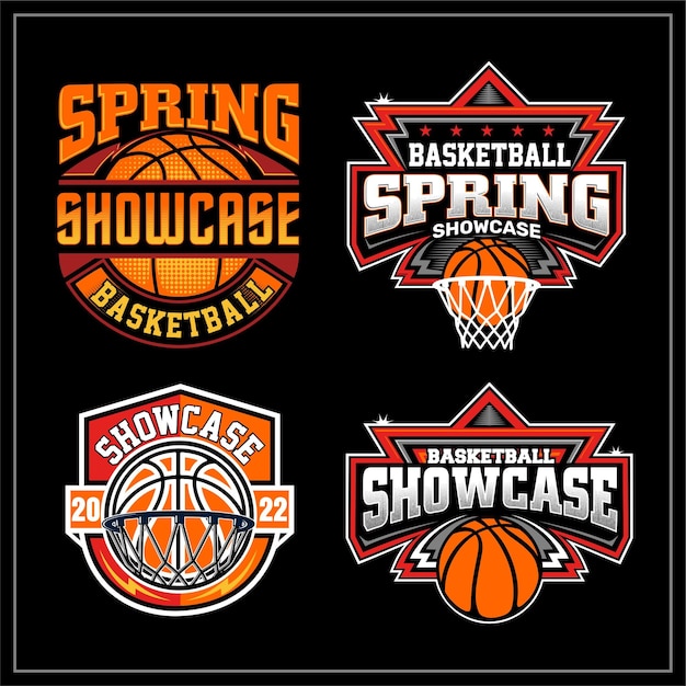 Showcase basketball graphic design