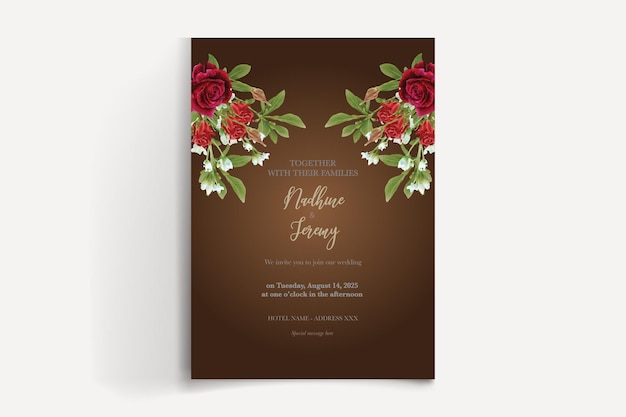 Shower bridal invitation templates