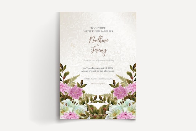 Shower bridal invitation templates