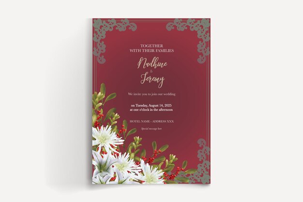 Shower bridal invitation templates