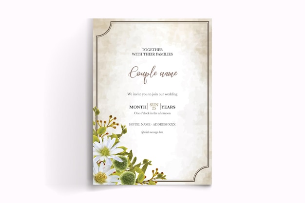 Shower bridal wedding invitation templates