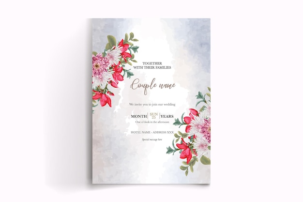 Shower bridal wedding invitation templates