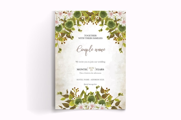 Shower bridal wedding invitation templates