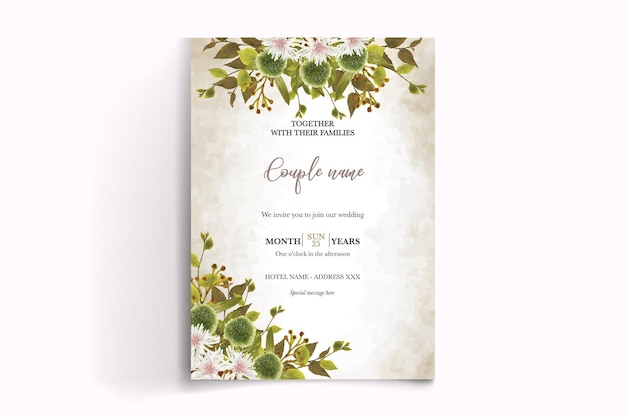 Shower bridal wedding invitation templates