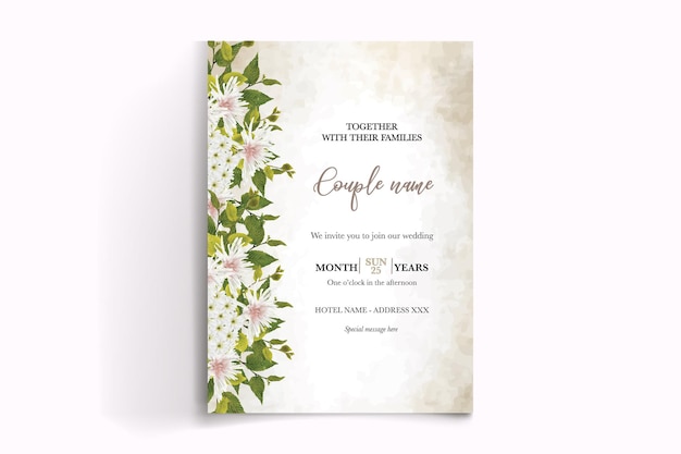 Shower bridal wedding invitation templates