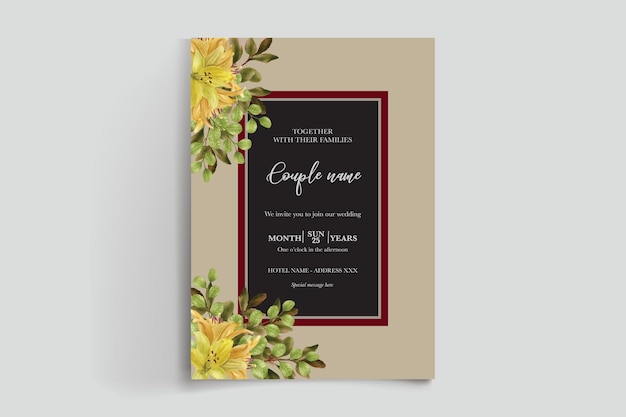 Shower bridal wedding invitation templates