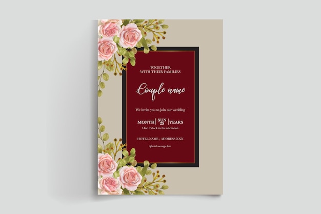 Shower bridal wedding invitation templates