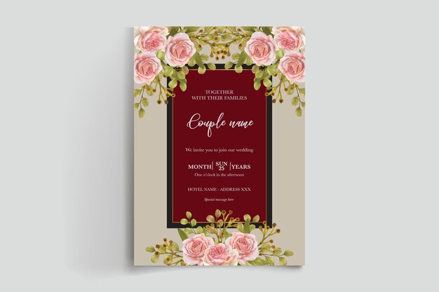 Shower bridal wedding invitation templates